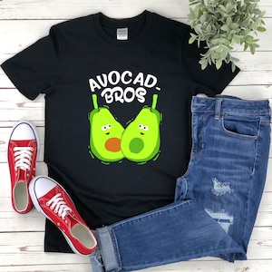Funny Avocado Shirts, Avocado Shirt, Avocad Bros, Brother Shirts, Cute Avocado Shirt, Avocado Lover Shirt, Kawaii Avocado