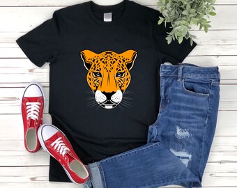 チーターグラフィックTシャツ：野生動物アートTシャツ - Etsy 日本