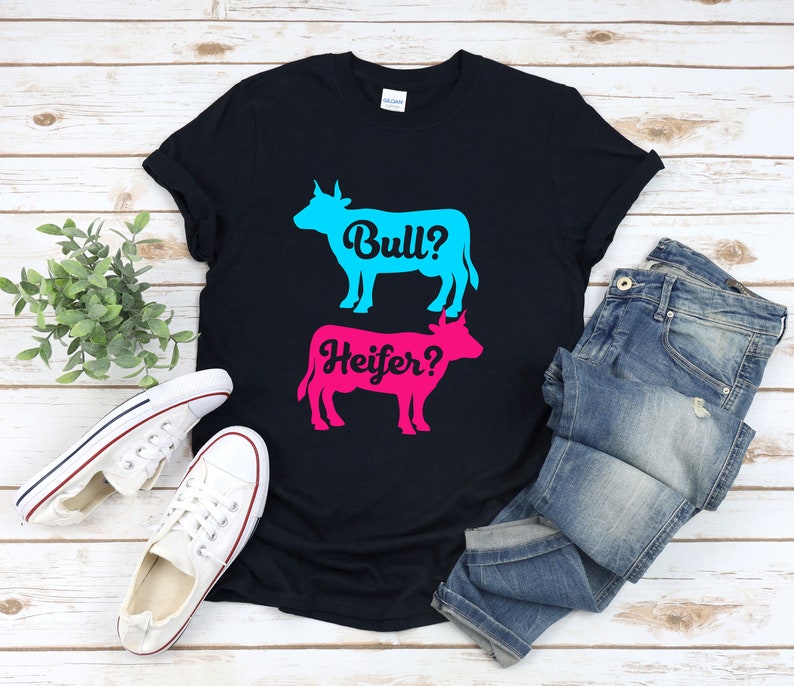 Heifer or Bull Bull or Heifer Gender Reveal Gender Reveal Etsy