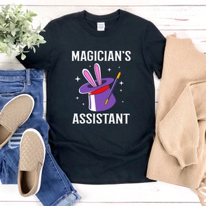 Magician Assistant Shirt, Magician Shirt, Magic Shirt, Magician T-shirt, Magician Assistant Gift, Magician T Shirt image 4