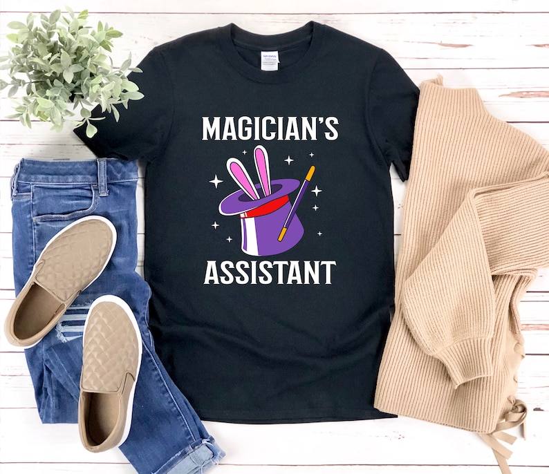 Magician Assistant Shirt, Magician Shirt, Magic Shirt, Magician T-shirt, Magician Assistant Gift, Magician T Shirt image 4