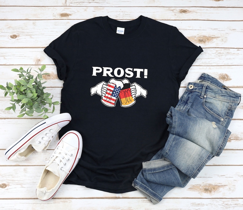 Camisa Prost, Camisa Alemã, Camisa Oktoberfest, Camisa Bandeira Americana, Camisa Bandeira Alemã, Camisa Alemã de Cerveja, Camisa Alemã Americana imagem 4