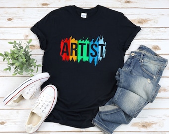 Artist Shirt, Painter Shirt, Art Shirt, Gifts For Artists, Gifts For Art Students, Gifts For Painters, Artist Tee Shirt