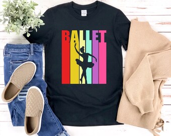 Retro Ballet Shirt, Ballerina Shirt, Gifts For Ballet Teachers, Ballet Dance Teacher Gift, Ballet Shirt, Dancer Shirt