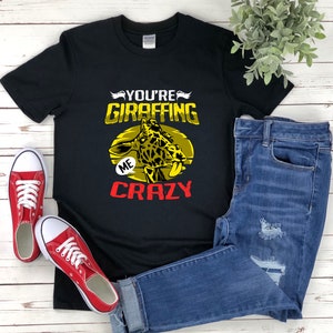 Giraffen Spruch Shirt, Giraffen Shirt, lustiges Giraffen Shirt, lustiges Tier Shirt, Tier Liebhaber Shirt
