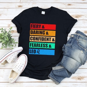 Leo Shirt, Zodiac Leo Tshirt, Retro Zodiac Shirt, Leo Facts Shirt, Horoscope Leo Shirt, Leo Birthday Gifts, Leo T Shirt, Leo Gifts