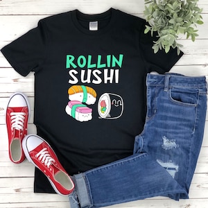 Sushi-Shirt, Sushi-Shirt, Sushi-Geschenk, Sushi-Shirt, Sushi-T-Shirt, Sushi-Shirt, Sushi-T-Shirt