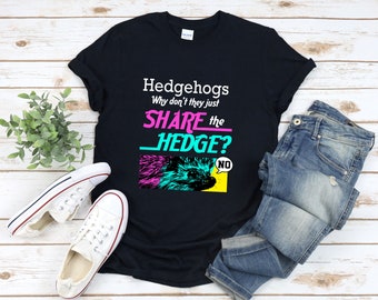 Camisa divertida de erizo, camiseta de erizo, camisa de humor animal, camisa animal divertida, camiseta de erizo, regalo de amante de erizo