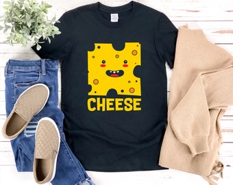 Camisa de queso, camiseta de queso, camiseta de queso, regalo de amante del queso, camisa de amante de la comida, camisa gourmet, camisa láctea, camisa de comida