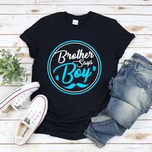 Gender Reveal Shirt For Brothers, Gender Reveal Shirt Team Boy, Team Boy Shirt For Men, Gender Reveal Tshirts, Gender Reveal