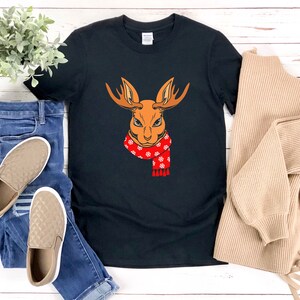 Jackalope Shirt, Jackalope Head, Jackalopes With A Scarf, Cryptozoology Shirt, Folklore Shirt, Mythical Creatures Shirt, Jackalope Horn