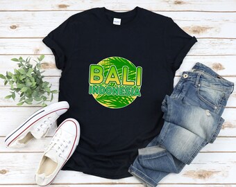 Buy Bali Shirt, Palm Tree Shirt, Tropical Shirt, Bali Indonesia