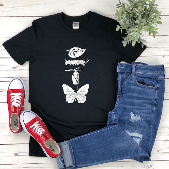 Monarch Butterfly Life Cycle T-Shirt Butterfly Tee Shirt Monarch Butterfly Life Cycle T-Shirt Butterfly Tee Shirt
