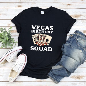 Camicia di compleanno Vegas, Camicie della squadra di compleanno, Squadra di compleanno di Las Vegas, Camicia di compleanno, Camicia di Las Vegas, Camicia del blackjack, Camicia del casinò