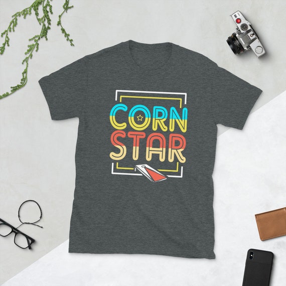 Corn Star Tshirt - Retro Cornhole Tee - Team Cornhole Shirt Corn Star Tshirt - Retro Cornhole Tee - Team Cornhole Shirt
