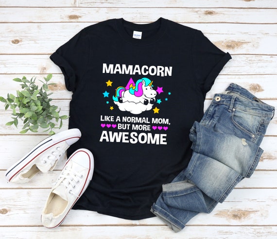 Cute Unicorn Mom Shirt, Mom Of The Birthday Girl Cute Unicorn Mom Shirt, Mom Of The Birthday Girl