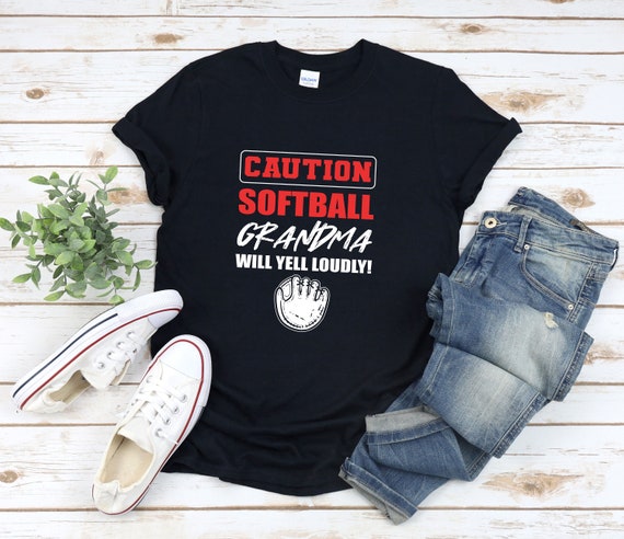 Baseball Grandma Caution Will Yell Loudly Funny T-Shirt Baseball Grandma Caution Will Yell Loudly Funny T-Shirt