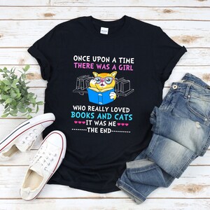 I Love Books And Cats, Reading And Cats, Cat And Books Shirt, Bookworm Shirt, Book Lover Shirt, Reading Lover Shirt