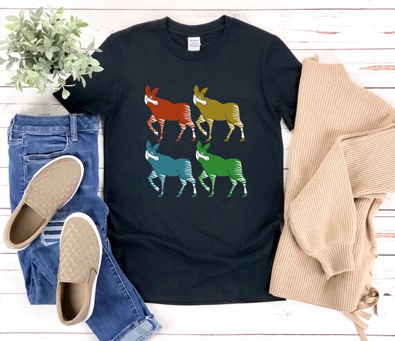 Okapi Shirt, Family Vacation Shirts, Zoo Shirts, African Animal Shirts,  Forest Animal Shirt, Endangered Animals Shirt, Okapi Squad -  Denmark