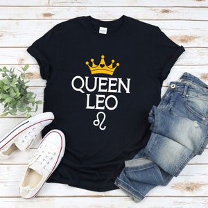 Leo Queen Shirt, Leo Shirt, Leo Birthday Gifts, Leo T Shirt, Leo Girl Shirt, Leo Gifts, Leo Tshirt, Leo Zodiac Shirt, Horoscope Leo Shirt