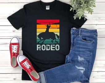Vintage Rodeo Shirt, Retro Rodeo, Cowboy Shirt, Horse Riding Shirt, Retro Cowboy Shirt, Western Rodeo Shirt, Cowboy Shirt Vintage