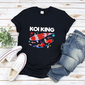 Koi Fish Shirt, Japanese Koi Fish, Koi King, Fishing Shirt For Men, Koi Fish T Shirt, Pond Fish, Koi Fish Gifts, Fisherman Shirt