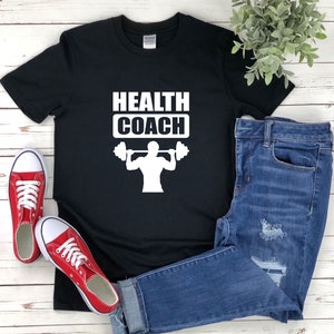 Health Coach Shirt, Personal Trainer Shirt, Fitness Coach Gift, Fitness Trainer Gift, Gym Coach Gift, Fitness Shirt For Men