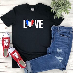 I Love France, France Shirt, French Shirt, France Flag Shirt, France Tshirt, French Tshirt, France Lover Gift