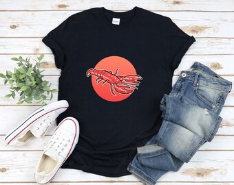 Lobster Tshirt, Seafood Lover Shirt, Sea Animal Shirt, Lobster Gifts, Lobster Shirt, Maine Shirt, Gifts For Foodies, Funny Lobster Shirt