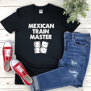 Mexican Train Domino Shirt, Dominoes Shirt, Mexican Train Master, Domino Tshirt, Funny Domino Player, Board Game Shirt