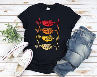 Ball Python Shirt, Snake Shirt, Python Shirt, Snake Heartbeat, Snake Lover Gift, Gifts For Reptile Lovers