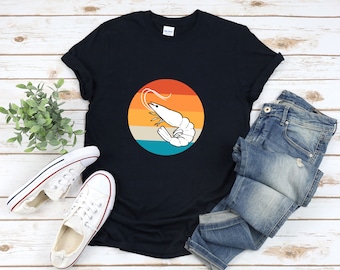 Garnelen Shirt, Meeresfrüchte Liebhaber Shirt, Meerestier Shirt, Garnelen Tshirt, Retro Garnelen Shirt, Meeresfrüchte Shirt, Meeresfrüchte T-Shirt