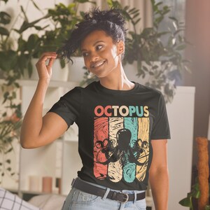 Vintage Octopus Shirt, Octopus Tshirt, Sea Animal Shirt, Octopus Lover Shirt, Sea Creature Shirt, Octopus Tee