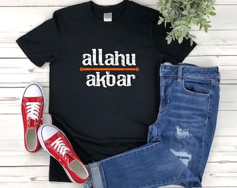 Allahu Akbar, Allah Shirt, Muslim Shirt, Eid Mubarak Shirt, Ramadan Shirt, Arabisches Geschenk, Muslim Tshirt, Islam Shirt, Arabisch Shirt