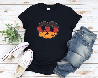German Pretzel Shirt, Pretzel Shirt, Germany Flag T Shirt, German Shirt, Germany Shirt, Foodie Shirt, Pretzel Tshirt