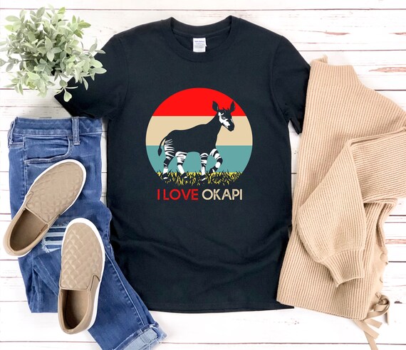 Okapi Shirt, I Love Okapi, Retro Animal, Vintage Okapi Shirt, Endangered  Animals Shirt, Zoo Animals Shirt, Forest Animal Shirt, Okapi Lover -  UK