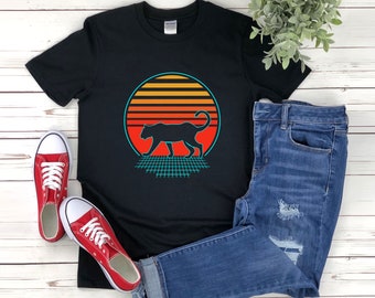 Retro Cheetah Shirt, Vintage Cheetah, Retro Animal Shirt, African Animal Shirt, Safari Shirt, Cheetah T-shirt