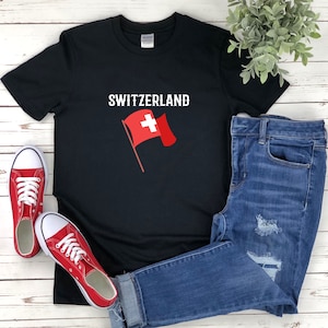 Switzerland Flag Shirt, Switzerland Shirt, Swiss Shirts, Switzerland Tshirt,  Switzerland Gifts, Swiss Tshirt