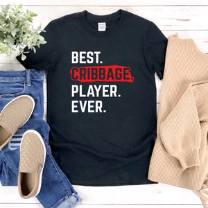 Cribbage Shirt, Beste Cribbage Speler Ooit, Grappige Cribbage Shirt, Bordspel Shirt, Bordspel Geek, Kaartspel Shirt