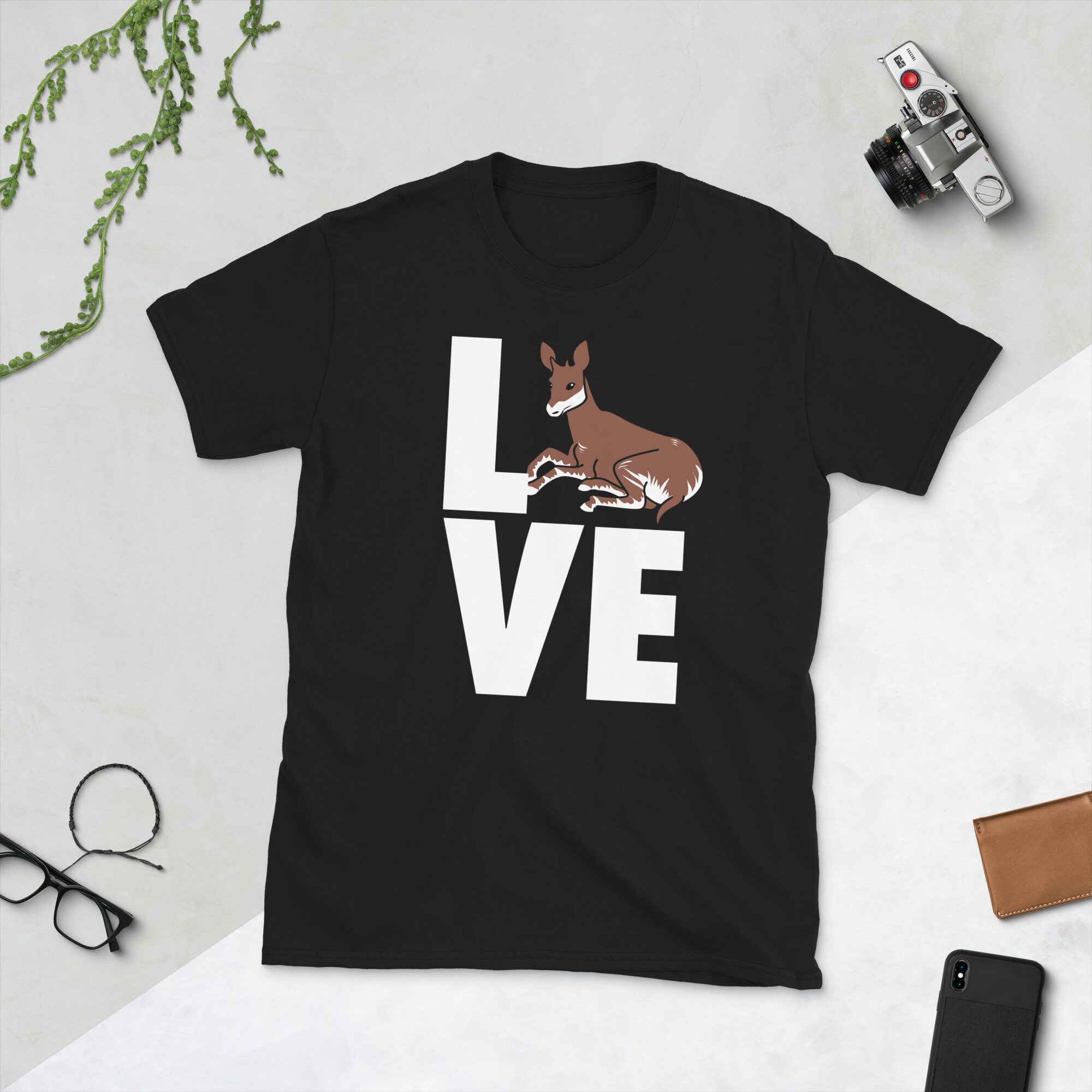 Okapi Shirt, I Love Animals Tshirt, Okapi Lover Shirt, Zoo Shirt