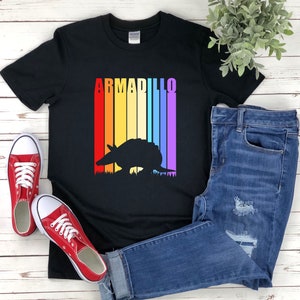 Armadillo Shirt, Vintage Armadillo, Retro Armadillo Shirt, Zoo Shirt, Armadillo Tees, Animal Lover Shirt, Zoo Animal Gift