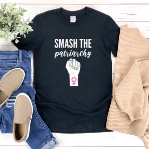 Camisa Smash The Patriarchy, Camisa feminista para mujeres, Camisa feminista, Camisa de mujer fuerte, Camisa de empoderamiento femenino, Camisa de igualdad