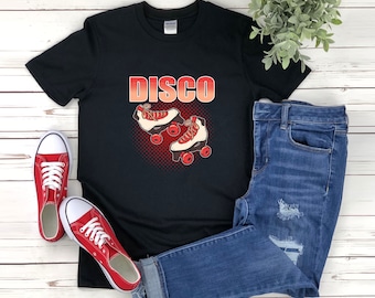 Camisa Vintage Skate, Camisa Retro Skate, Camisa Roller Skating, Disco Skate, Disco Shirt, Retro Roller Skates, Retro 80s Roller Skate