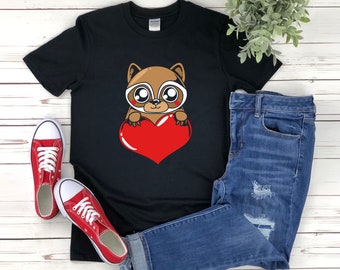 Camisa Racoon, Camisa Amante Mapache, I Love Raccoon, Racoon Lover, Camisa Animal Lover, Linda Camisa Mapache, Lindo Racoon