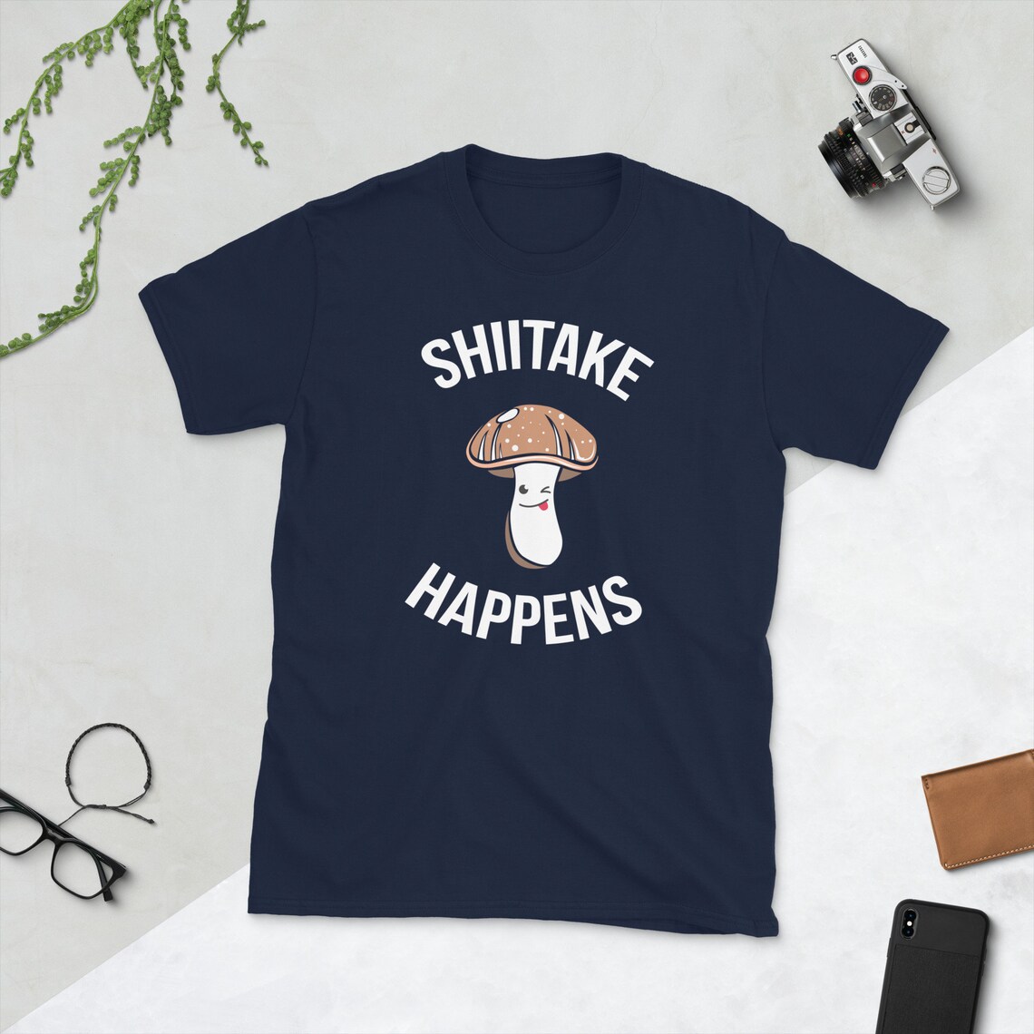 Shiitake Happens, Shiitake Shirt, Mushroom Pun, Funny Mushroom Shirt, Fungus Shirt, Mycology