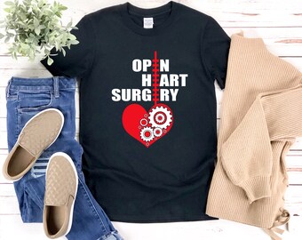 Open Heart Surgery Shirt, Surgery Recovery Shirt, Heart Surgery Gift, Heart Surgery Recovery, Get Well Shirt, Gifts For Surgery