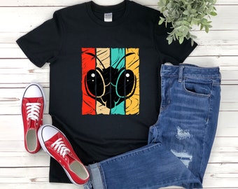 Praying Mantis Shirt, Praying Mantis Face, Cute Insect Shirt, Vintage Insect Shirt, Retro Animal Shirt, Insect Gifts