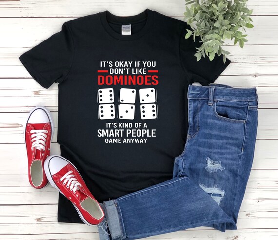 Dominoes T-Shirt - Funny Dominoes Smart People Dominoes T-Shirt - Funny Dominoes Smart People
