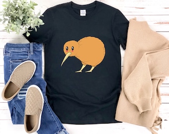 Lindo kiwi, camisa de pájaro kiwi, camisa amante de los pájaros, camisa de pájaro lindo, camisa de Nueva Zelanda, camiseta de pájaro kiwi, camiseta de pájaro kiwi