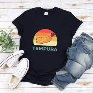 Tempura Shirt, Shrimp Shirt, Tempura Shrimp, Japanese Food Shirt, Japan Shirt, Seafood T-shirt, Seafood Shirts, Prawn Shirt